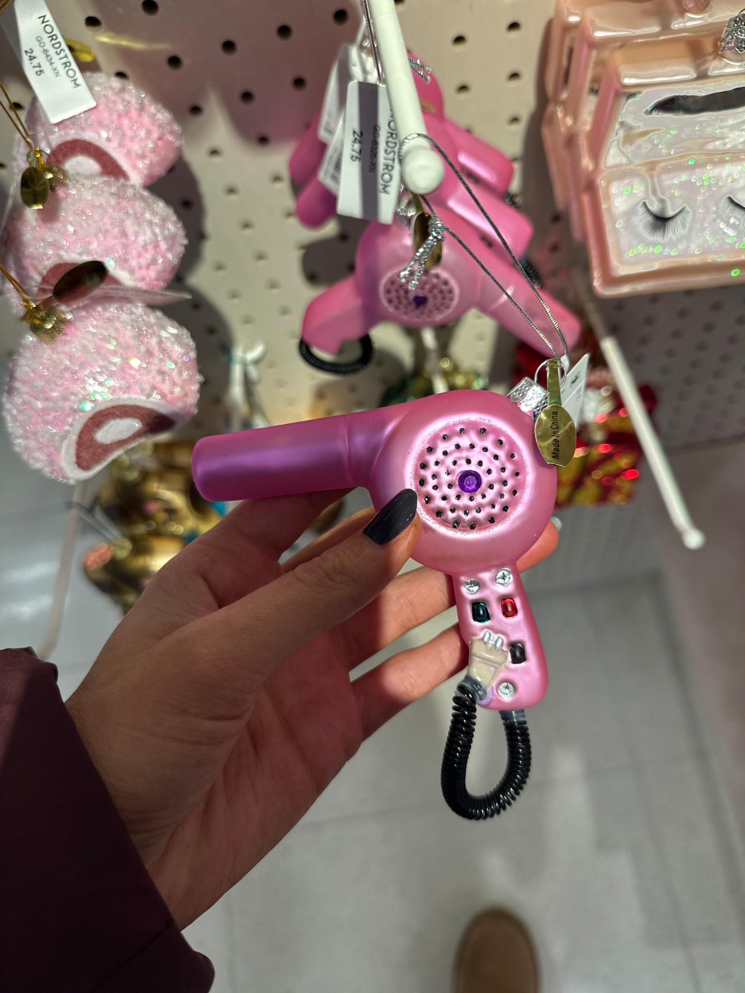 Hair dryer ornament
Nordstrom find 
Gift for hair stylist 

#LTKFindsUnder50