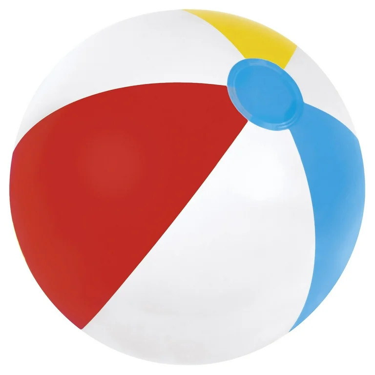 Bluescape Multi-Color Inflatable Pool and Beach Ball 13", Child Unisex, Ages 2+ | Walmart (US)
