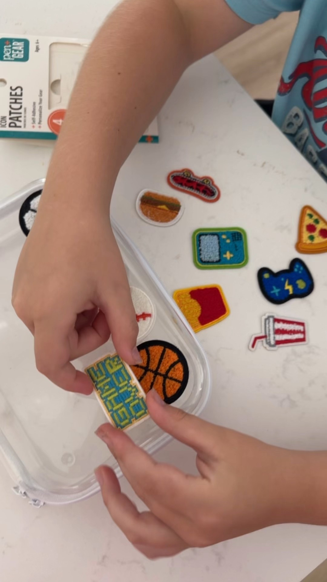 These hard case, zipper pouches and patches are so much fun! Available at both Walmart in target, but we got our hard case pouches at target and the patches from Walmart. Saw your chose sports, snacks, and gaming, of course! So many cute options, even for little girls.

#LTKKids #LTKFamily #LTKSeasonal