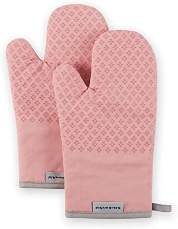 KitchenAid Asteroid Oven Mitt Set, Dried Rose | Amazon (US)