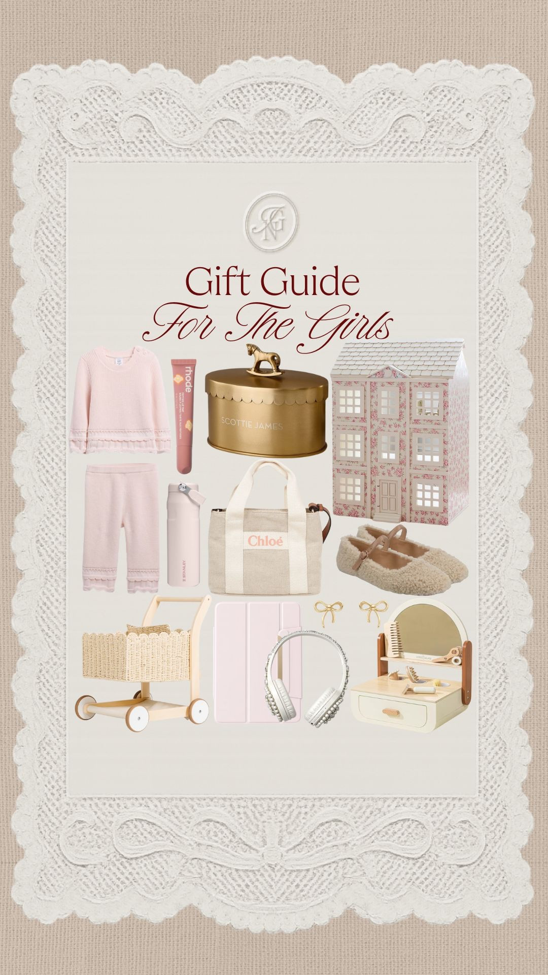 GIFT GUIDE FOR THE GIRLS 🤎✨
A curated gift wish list that is perfect for any girl in your life !

#GiftGuide #Gifts #ChristmasGifts #HolidayGifts #GiftGuides #HolidayHub #GiftsForgirls #ForHer #toddlers #kids #babygirl #girltoys #giftsforkids



#LTKHoliday #LTKKids #LTKGiftGuide