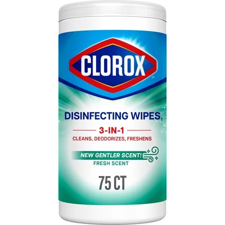 Clorox Bleach-Free Disinfecting and Cleaning Wipes, Fresh Scent, 75 Count | Walmart (US)