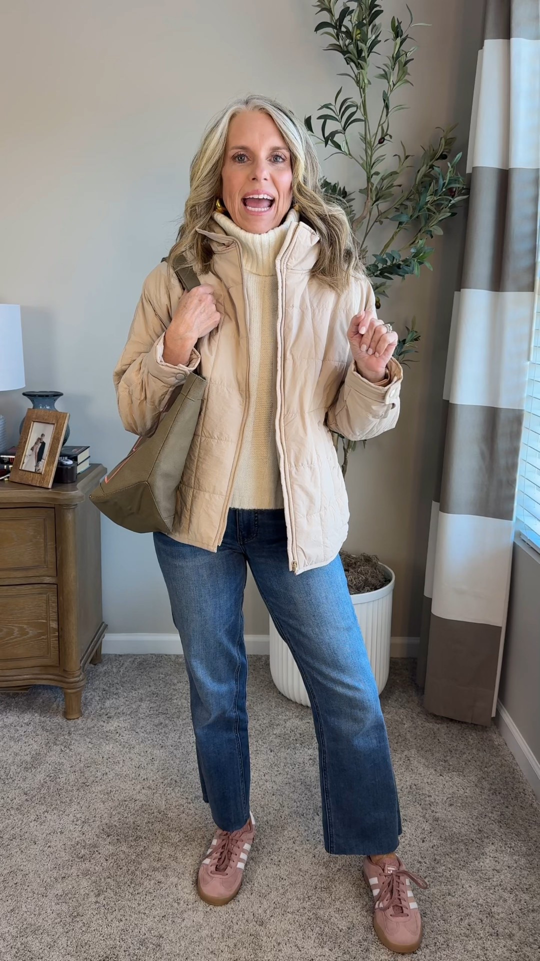 Ootd 
Wearing 2 jeans/XS sweater and small jacket 

#LTKFindsUnder100 #LTKOver40