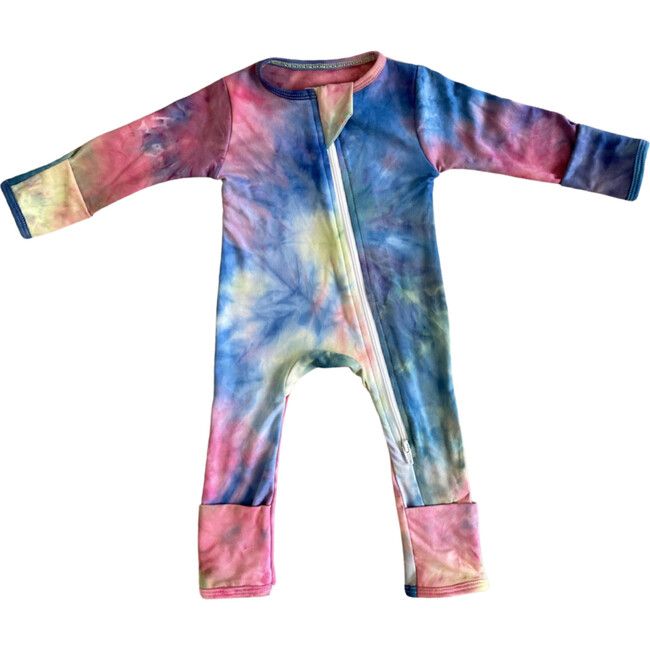 MASONgrey | Newborn Mini Ryder Turnover, Tropical Tie-Dye (Multicolor, Size 0-3M) | Maisonette | Maisonette