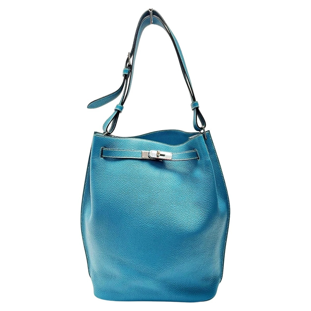 HERMES So Kelly26 □L Blue Bag SV Hardware  #003 | eBay US