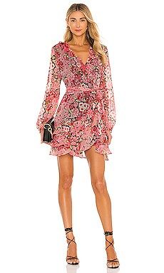 Bardot Triple Frill Dress in Pink Gardenia from Revolve.com | Revolve Clothing (Global)