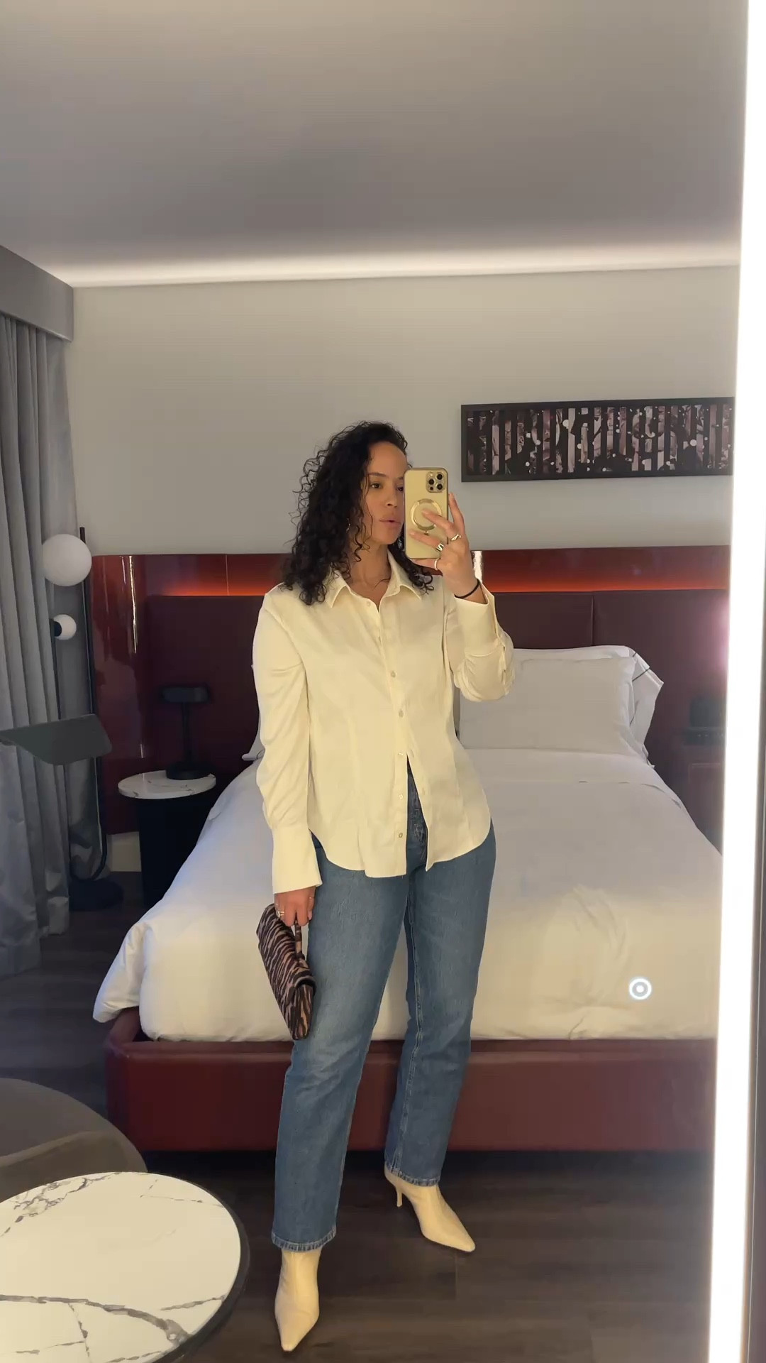 Casual dinner ready — a satin blouse and denim is my easy “get ready in 5" recipe! 

#LTKstyletip #LTKcanada #LTKjeans