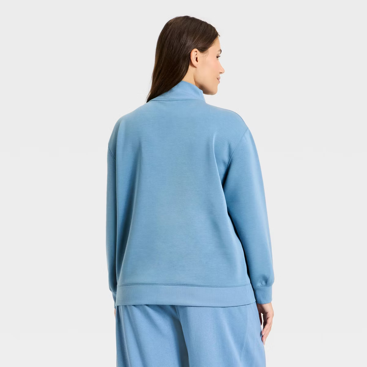 Women's Airy Sleek Deep Zip Pullover Sweatshirt - All In Motion™ | Target