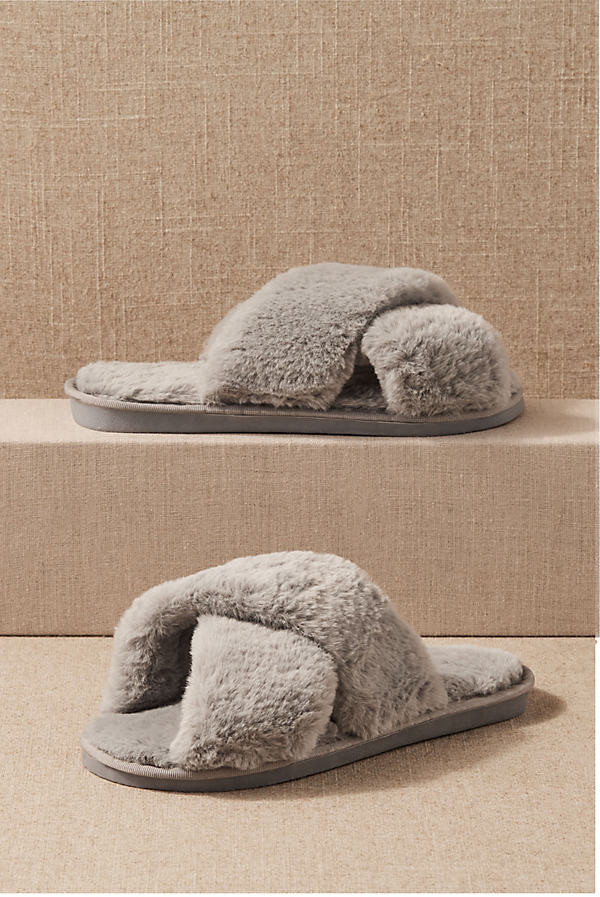 Casa Clara Ava Slippers By Casa Clara in Grey Size S | Anthropologie (US)