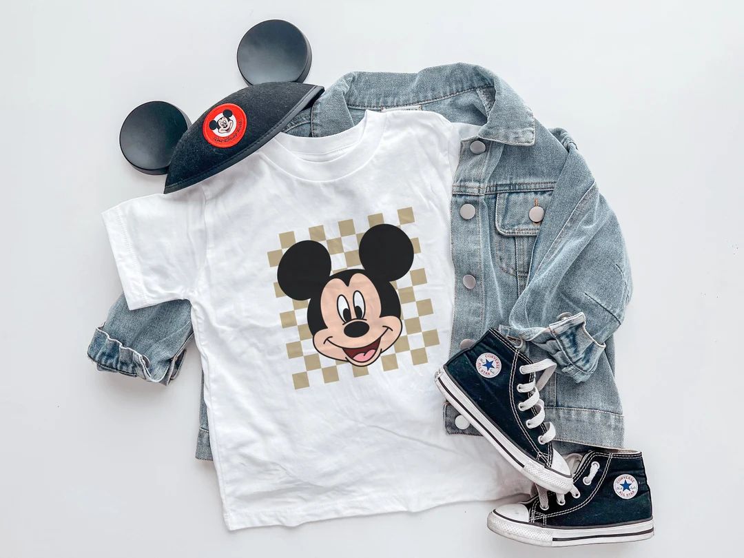 Toddler Mickey Shirt Kids Disney Shirt Retro Mickey Toddler Mickey - Etsy | Etsy (US)