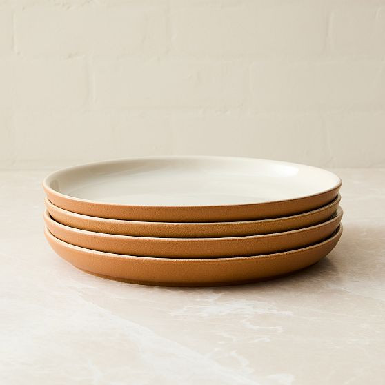 Aaron Probyn Kaloh Dinner Plate, Golden Oak, Set of 8 | West Elm (US)