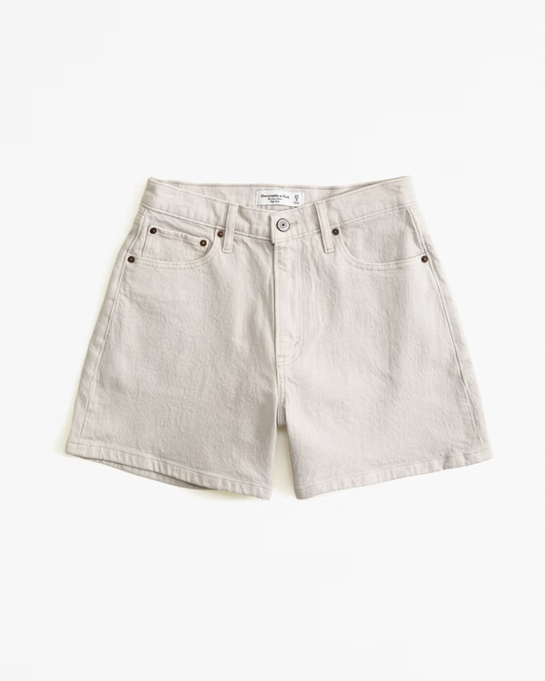 Curve Love High Rise Dad Short | Abercrombie & Fitch (US)