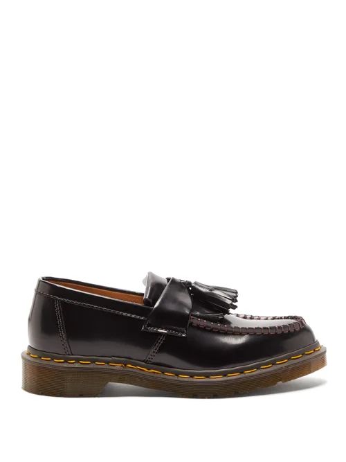 Comme Des Garçons Comme Des Garçons - X Dr Martens Adrian Tasselled Leather Loafers - Womens - Black | Matches (UK)