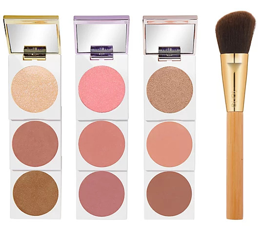 tarte Blush Authority Amazonian Clay Cheek Wardrobe and Brush | QVC
