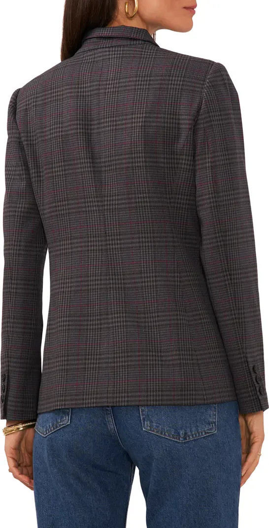 Plaid One-Button Blazer | Nordstrom