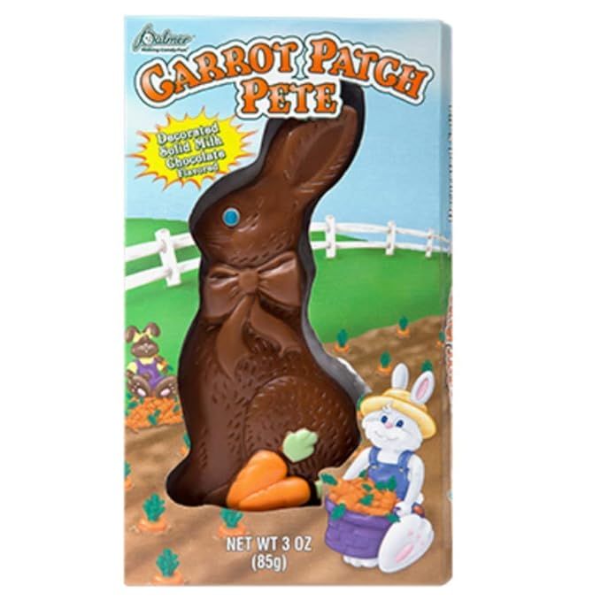 Palmer Solid Milk Chocolate Easter Bunny 3 Ounce (Carrot Patch Pete) | Amazon (US)