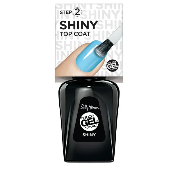 Sally Hansen Miracle Gel Nail Color, Top Coat, 0.5 fl oz (Packaging May Vary) | Walmart (US)