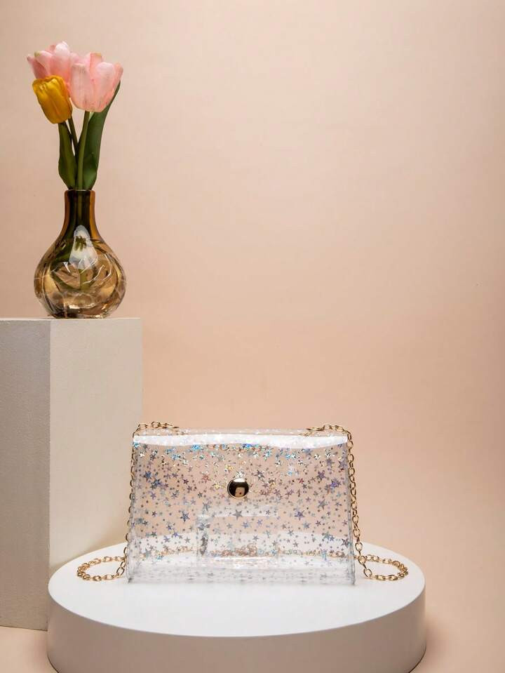 Women's Transparent Crossbody Shoulder Bag | SHEIN