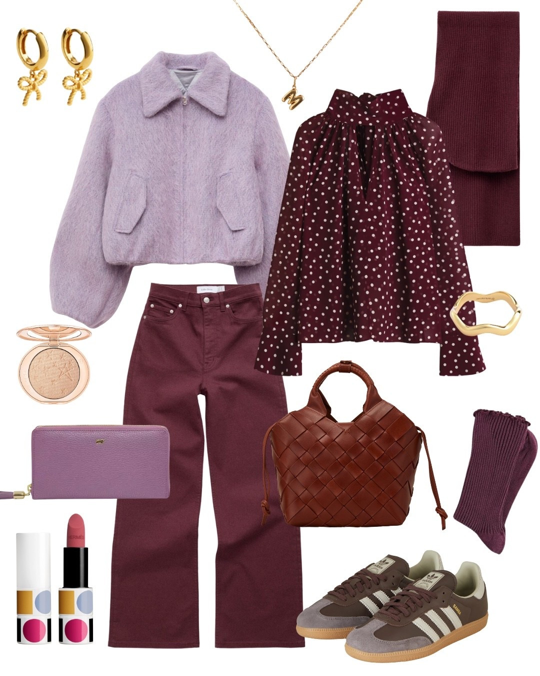 Burgunder, Polka Dots und Flieder: I‘m in lohohooove❤️. #bomberjacke #polkdots 

#LTKdeutschland #LTKautumn #LTKCyberWeek