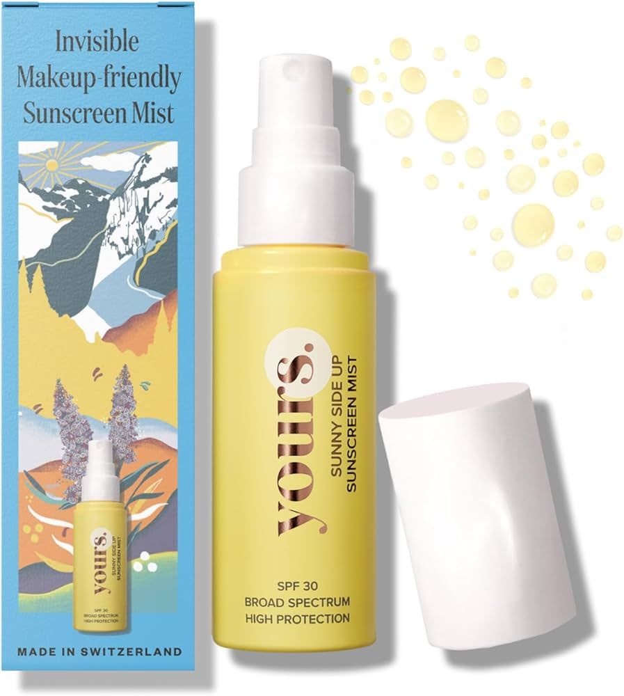 YOURS Invisible Sunscreen Sunny Side Up SPF 30 | Broad-spectrum | Apply Over Makeup | For All Ski... | Amazon (US)
