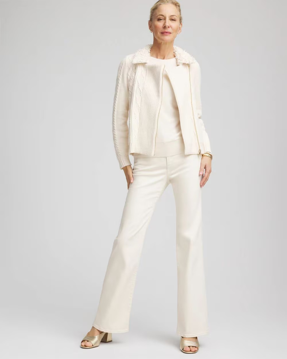 Fur Trim Moto Cardigan | Chico's