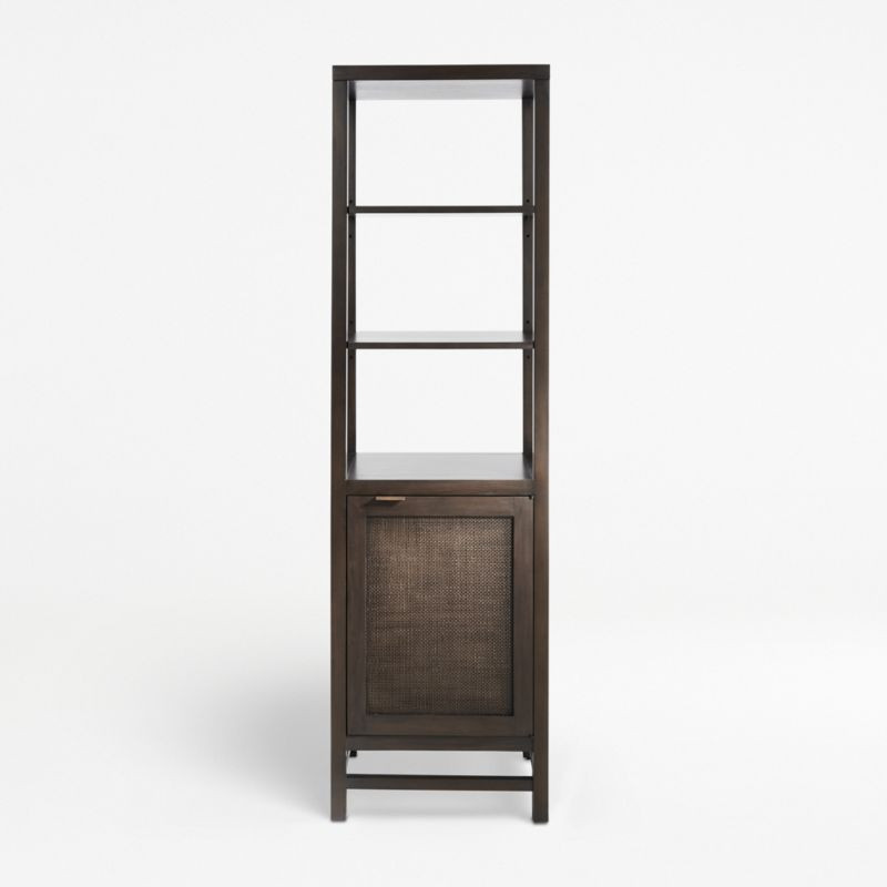 Blake Carbon Tall Cabinet + Reviews | Crate and Barrel | Crate & Barrel
