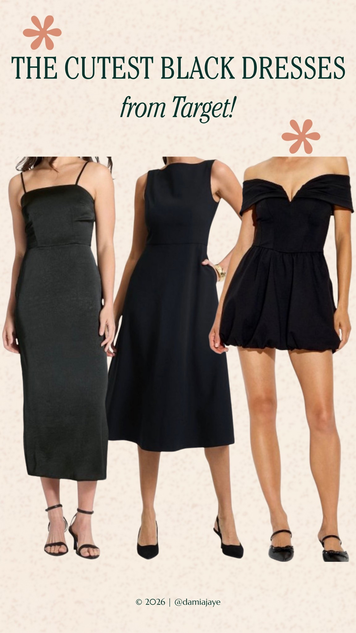 I’m LOVING these black dresses from Target! Which one is your favorite???

🌿✨♥️



#LTKmomlife #LTKootd #LTKFindsUnder50