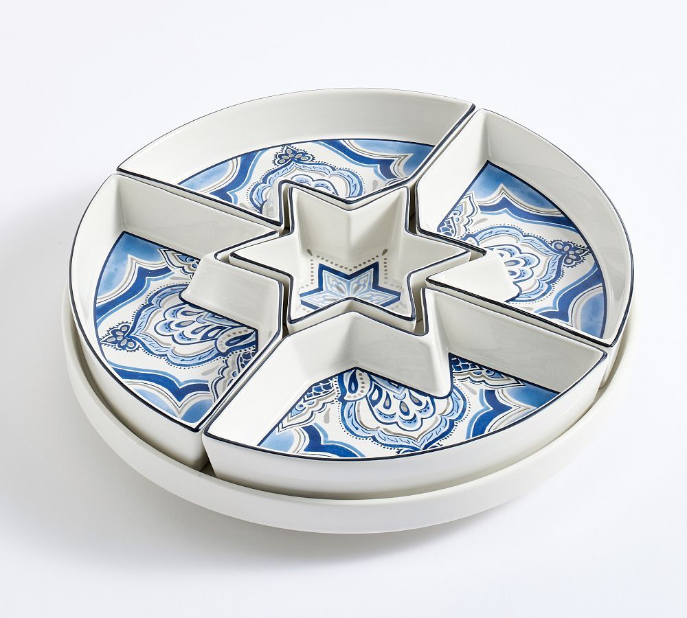 Hanukkah Medallion Lazy Susan | Pottery Barn (US)