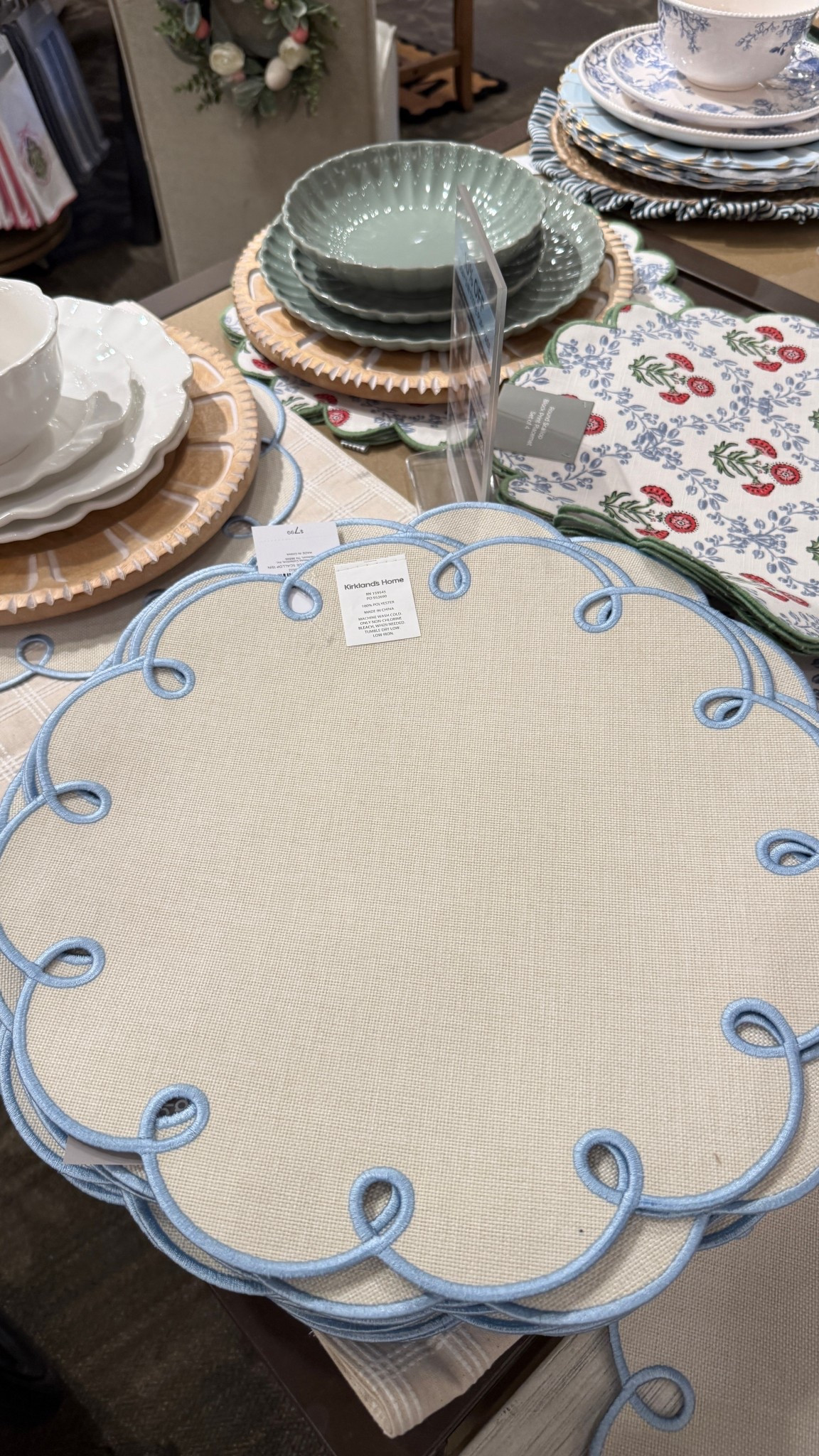 Scallop placemat 

#LTKHome #LTKSeasonal