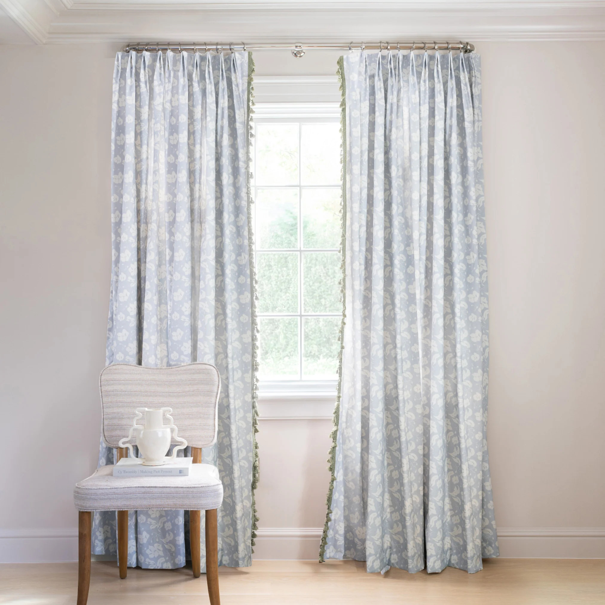 Georgia Cornflower
                Custom Curtain | Pepper Home