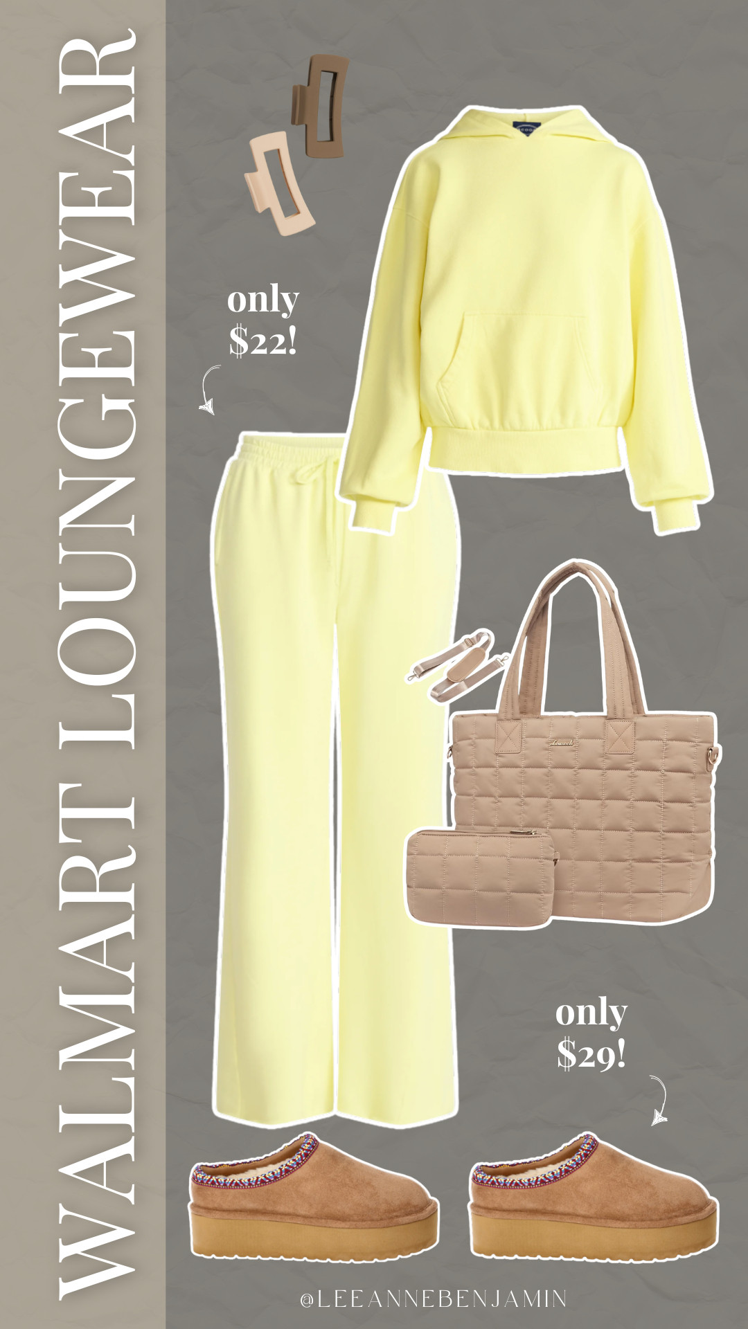 Ultimate loungewear from Walmart! I purchased this set and absolutely love it! I wear a medium in both  

 #LTKGiftGuide #LTKHoliday #LTKootd