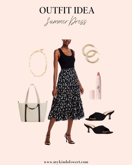 This is exactly what I would wear for a summer date night. This Bloomingdale’s dress has the perfect pattern. I’m also loving this Everlane tote bag. I love the size; you can fit so much in there. 

#LTKShoeCrush #LTKStyleTip #LTKItBag