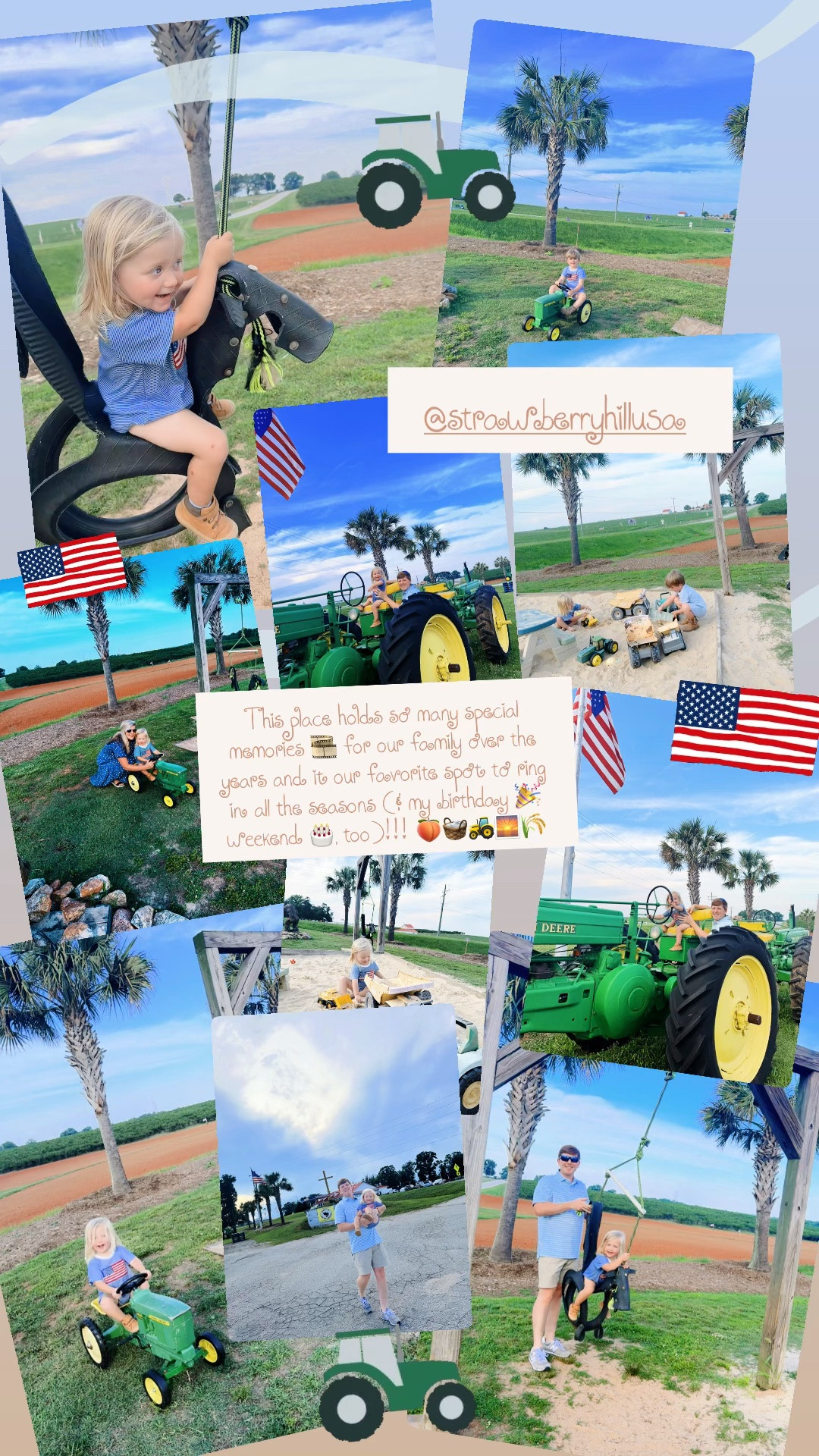 This place holds so many special memories 🎞️ for our family over the years and it our favorite spot to ring in all the seasons (& my birthday 🎉 weekend 🎂, too)!!! 🍑🧺🚜🌅🌾