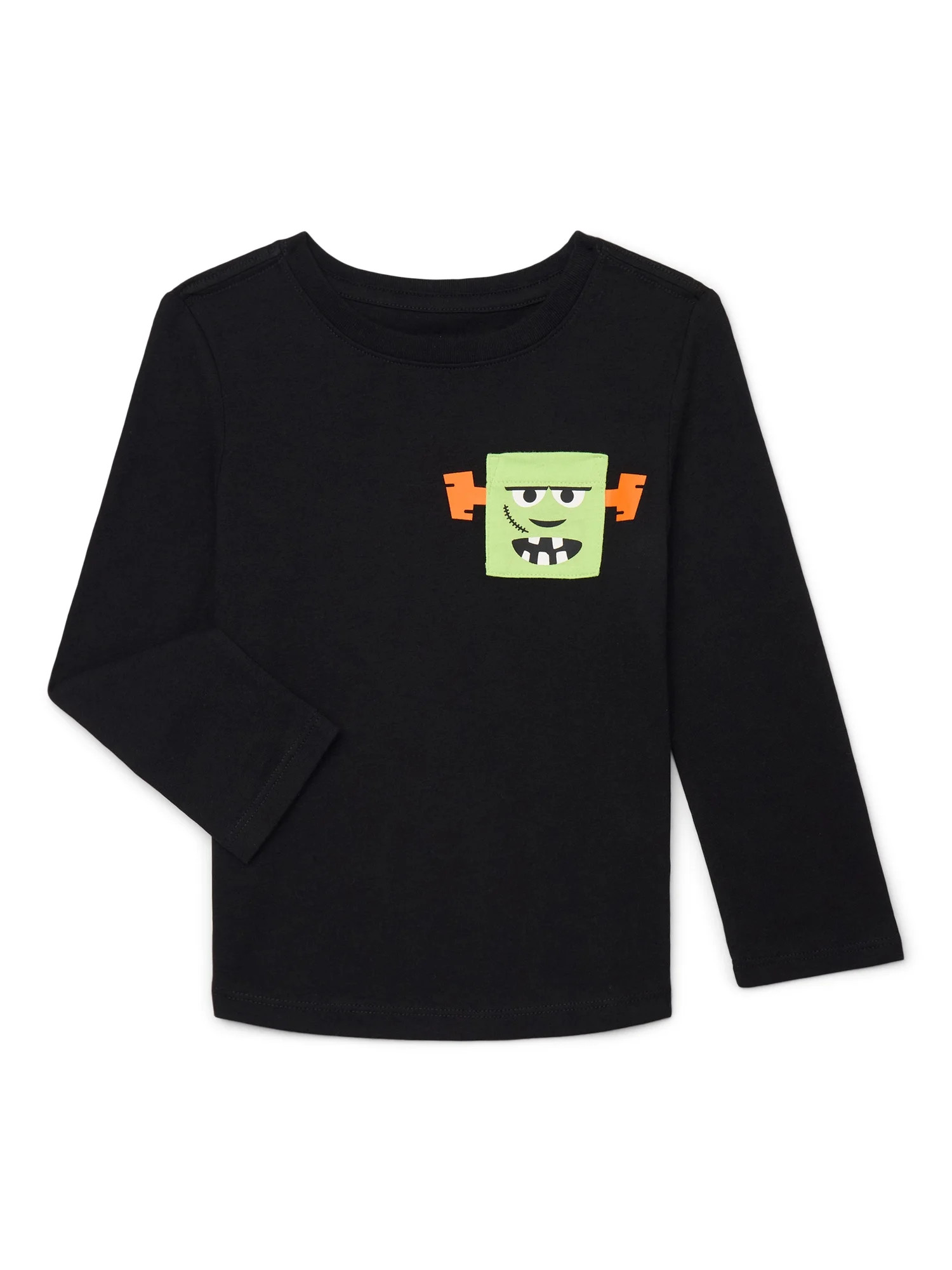 Halloween Toddler Front Pocket Graphic Tee from Way to Celebrate, Sizes 12M-5T | Walmart (US)