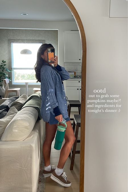 xxs in flannel (so soft) 
XS in long sleeve
XS in shorts (sold out in blue- linking other colors)
True size in sneakers

#LTKfindsunder50 #LTKSeasonal #LTKfindsunder100