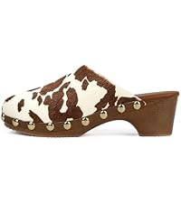 KISSASA Women Clogs Studded Platform Mules Slip On Low Heels | Amazon (US)