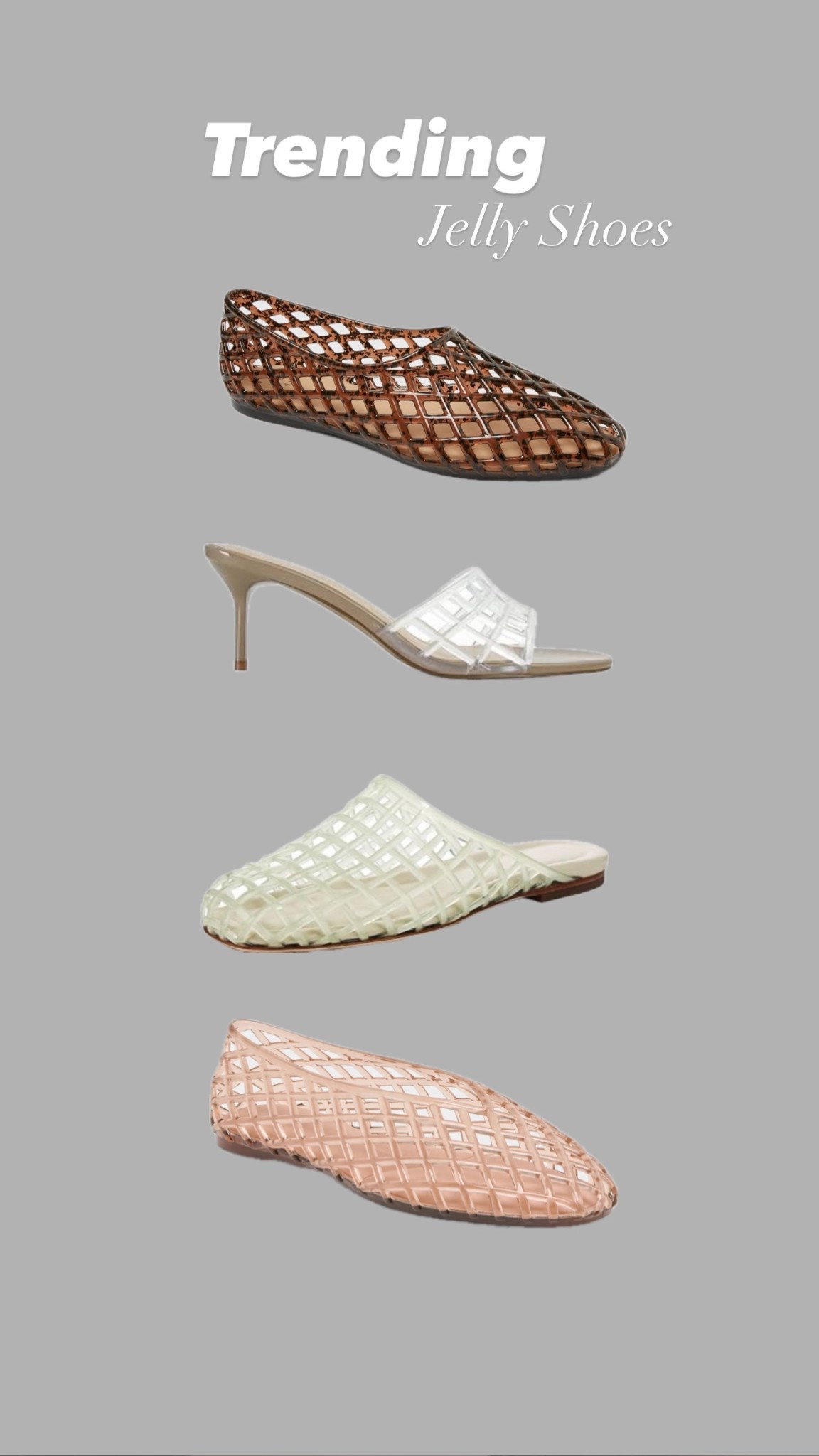 Trending jelly shoes 

#LTKSeasonal #LTKgrwm #LTKOver40