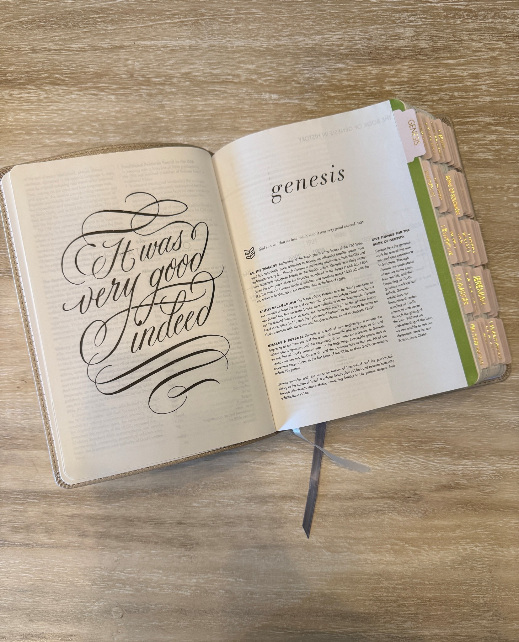 Study Bible. This makes the Bible easier to read. It explains things along the way and it’s pretty :)