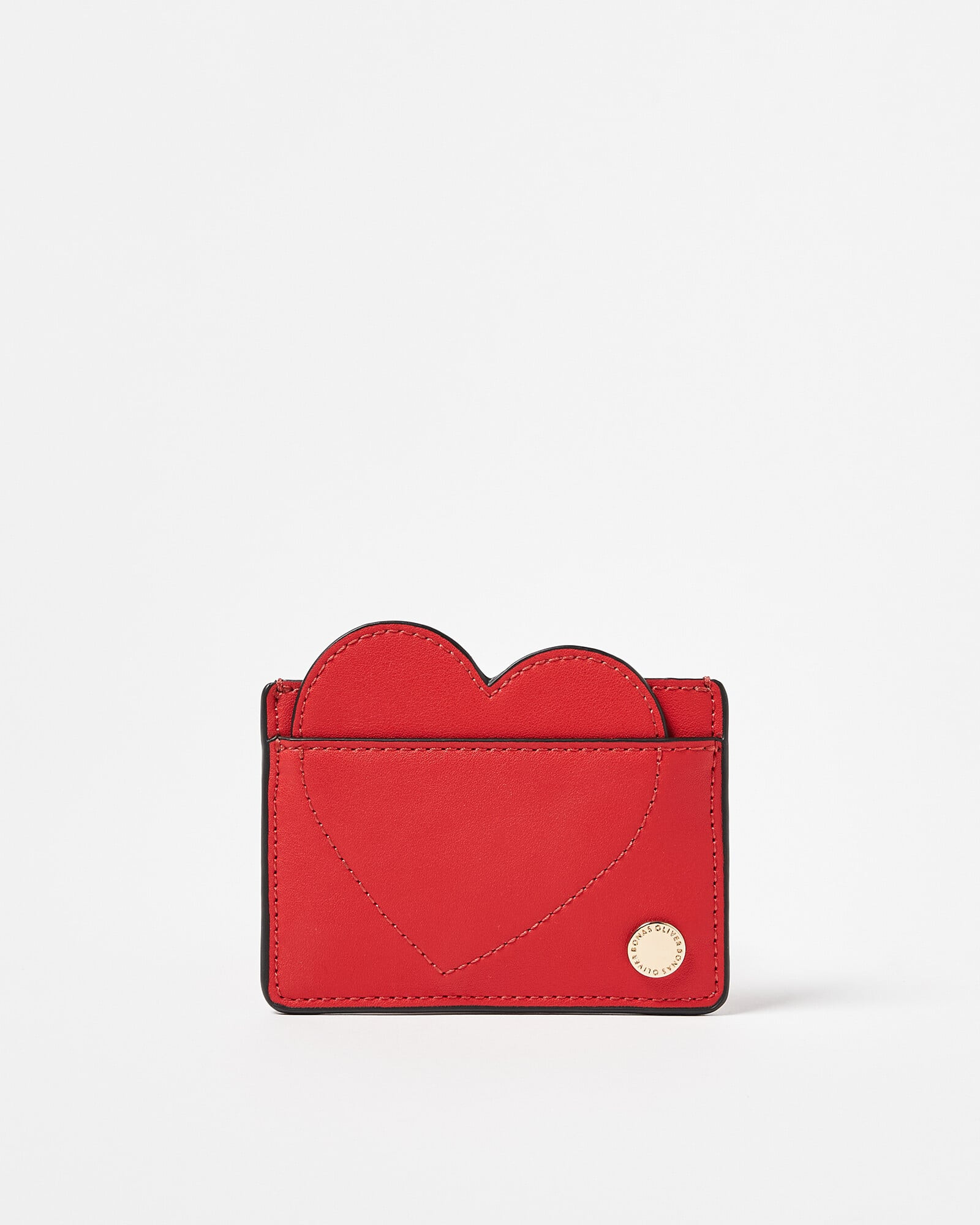 Heart Red Card Holder | Oliver Bonas | Oliver Bonas (Global)