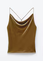 Strappy Velvet Top | H&M (UK, MY, IN, SG, PH, TW, HK)