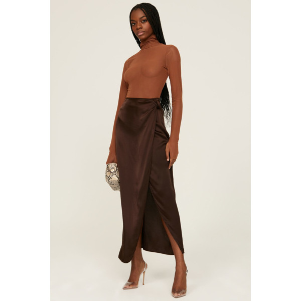 Afrm Brown Zadie Top brown | Rent the Runway