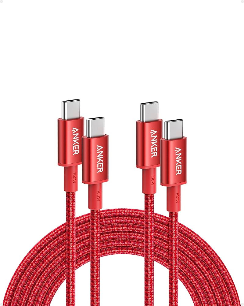 Anker USB C to USB C Cable (10FT, 2Pack), Type-C 100W Charger Cord Fast Charging for iPhone 16 Se... | Amazon (US)