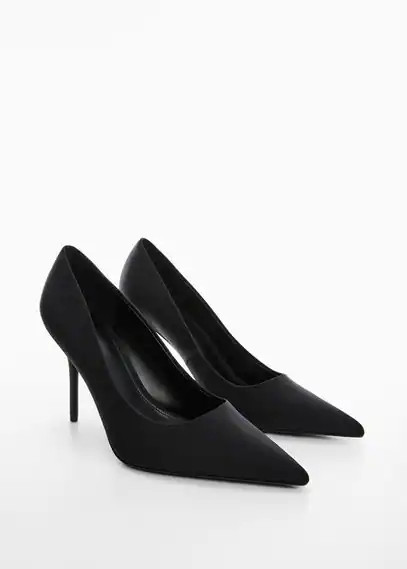 Pointed toe heel shoes black - Woman - 8 - MANGO | MANGO (UK)