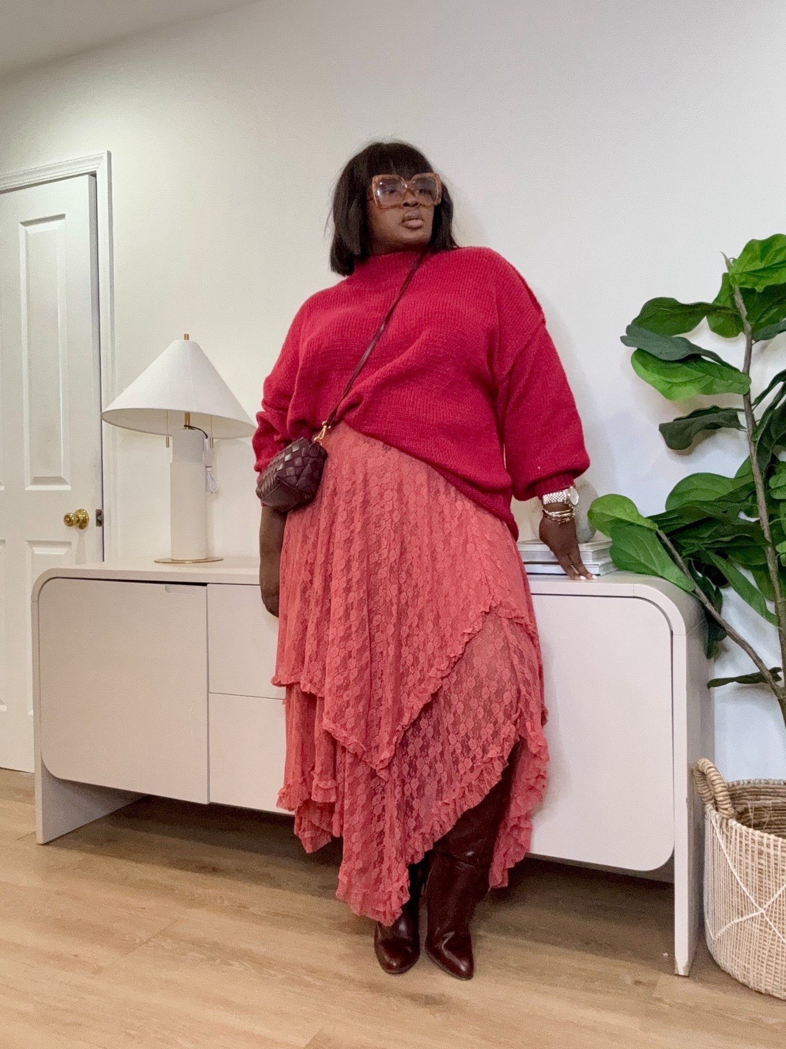 This lace maxi skirt transitions so easily. Style it with a sweater and boots for day, or switch to heels and a fitted top for dinner. One piece, multiple moods. #lacemaxiskirt, #asymmetricalskirt, #bohostyle, #romanticoutfit, #maxiskirtstyle, #layeredskirt, #curvyfashion, #everydaychic


#LTKMidsize #LTKSeasonal #LTKootd