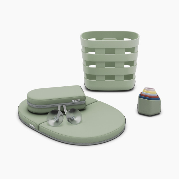 Lalo Bathtime Fun Bundle in Sage Size 3.5"" x 3.1"" x 3.7 | Babylist