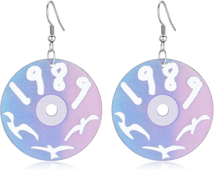 1989 Earrings Acrylic Midnigh Lover Eras Earrings TS Album Inspired Earrings Taylor Merch Jewelry... | Amazon (US)