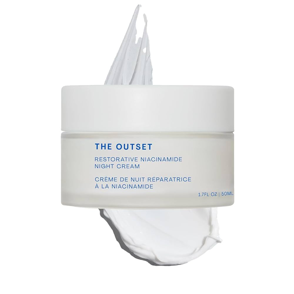 The Outset Restorative Niacinimide and Bakuchiol Night Cream - Gentle Fragrance Free Anti-Aging M... | Amazon (US)