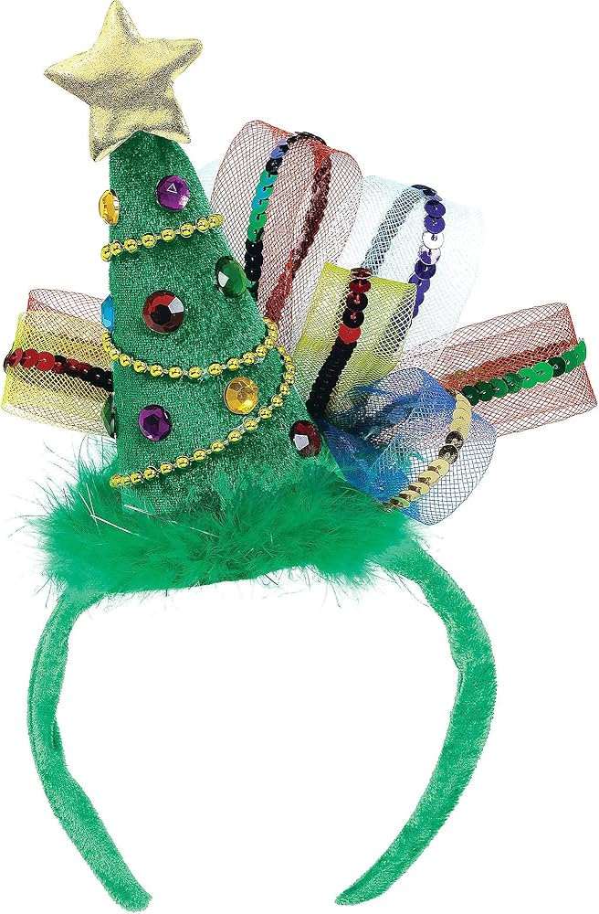 Christmas Tree Fashion Headband, 8" x 7.9" | Amazon (US)