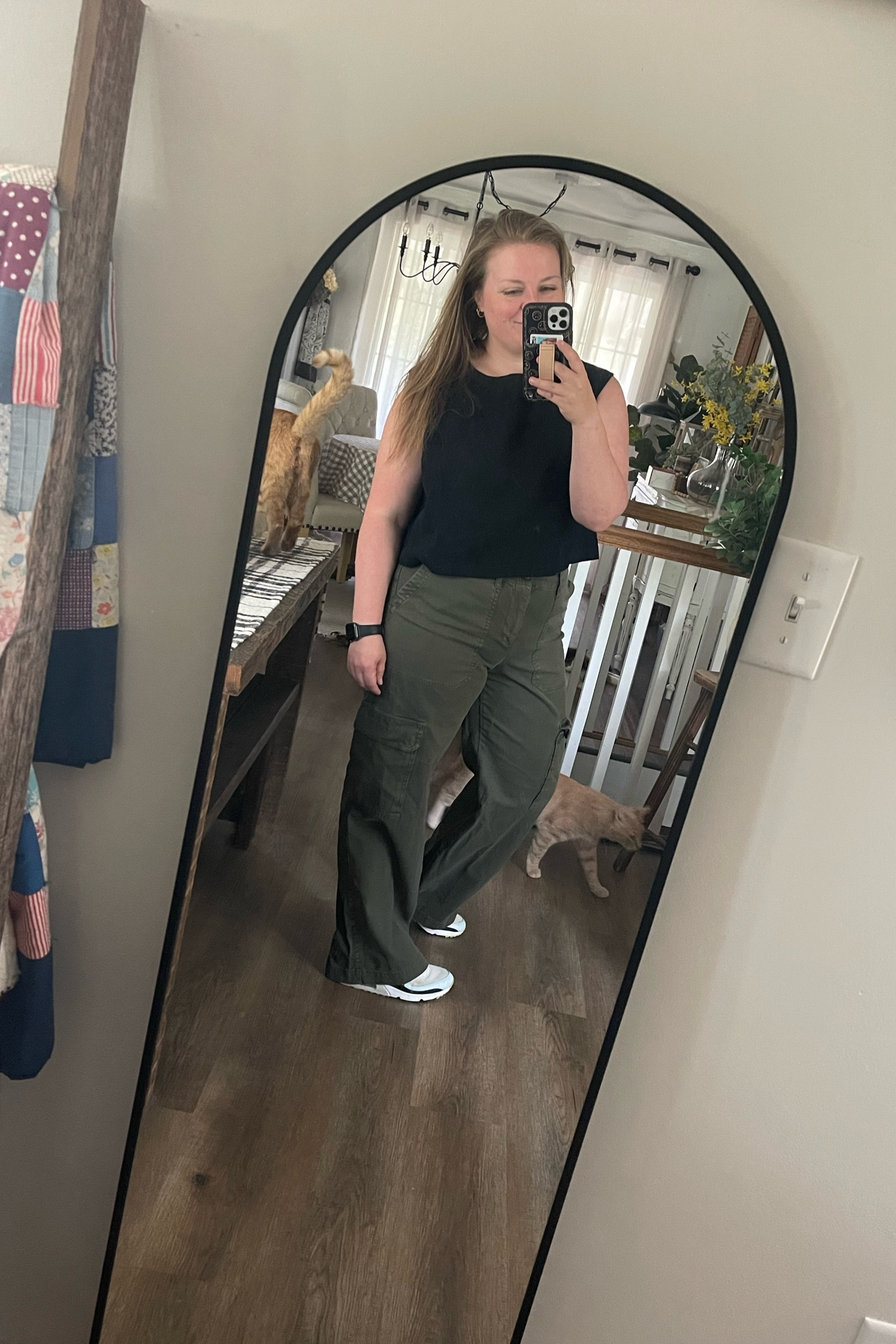 Feeling like Kim Possible with this black line. Top and green cargo pants outfit from Target 

#LTKShoeCrush #LTKStyleTip #LTKFindsUnder50