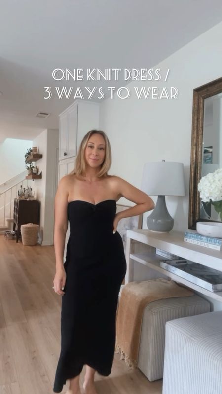 One knit dress and ways to wear it perfect little black dress for summer 
